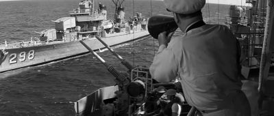 Nice work Harding You did a four o job on that sub - In Harm's Way