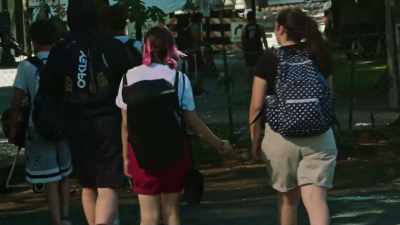 [Nichole] Where we going? I'm like,
maybe somewhere in the shade? - Gasoline Rainbow