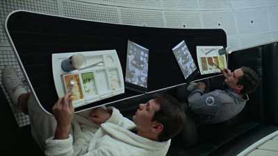 Nicholson: Individual TVs
in the back - James Cameron's Story of Science Fiction