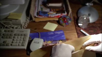     NICK:
        I think I found a key
           piece of evidence. - CSI: Crime Scene Investigation