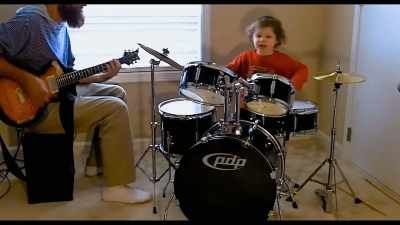 [Nick "Topper" Headon]
I was introduced to drums, - Count Me In