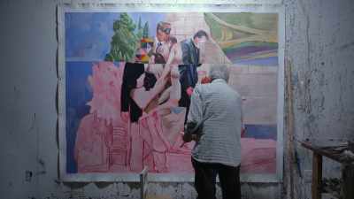 [Nicky] Apparently they talk - A Revolution on Canvas