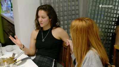Nicole is here because not only
is she respectful and kind, - Stacey Dooley Sleeps Over