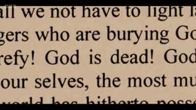 Nietzsche's
proclamation that God was dead - Cunk on Life