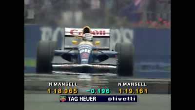 Nigel was 2.7 seconds ahead - Williams & Mansell: Red 5