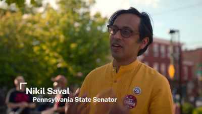 Nikil Saval, I'm the State Senator
for the first Senate district, - The G Word with Adam Conover