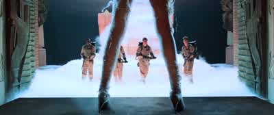 Nimble little minx isn't she Egon We better go full streamAim for the flattopWasn't so hard - Ghostbusters