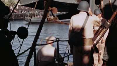 Nimitz will keep island-hopping
up the Central Pacific. - The Pacific War in Color