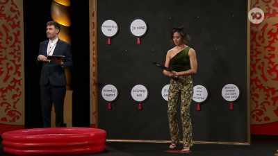 Nina, "Passionately plea using
words that start with 'P'." - Taskmaster