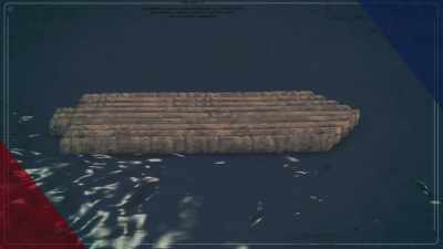 Nine balsa logs
comprise the 18' by 45' base, - Tales From The Explorers Club