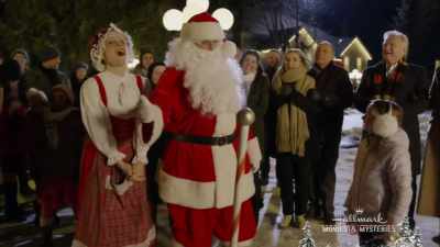 Nine, eight, seven, six,
five, four, three, two, one. - Marrying Father Christmas