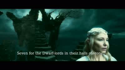 Nine... For mortal men doomed to die. - The Hobbit: The Battle of the Five Armies