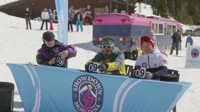 Nine, nine, and ten
for Shaun Kendrick! - Powder Pup