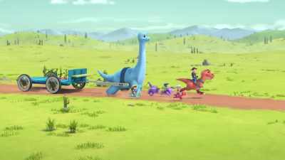 ♪ Ninety-nine pterodacts in a tree ♪ - Dino Ranch