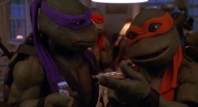 Ninja pizza - Teenage Mutant Ninja Turtles II: The Secret of the Ooze