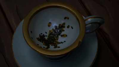-[Ninja slurps]
-[cup clinks] - LEGO Ninjago: Dragons Rising