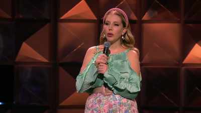 Nish's go-to look
is hostage released after seven years - Backstage with Katherine Ryan