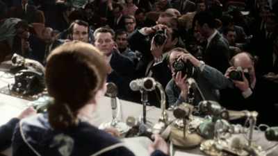 Nixon: WE WANT TO BRIDGE
THE GENERATION GAP, - America in Color