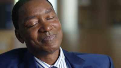 No. Adrian Dantley
was shooting a free throw, - The Last Dance