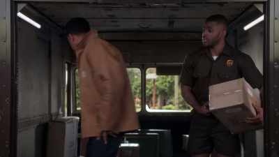 No, at the end of my route, - The Upshaws