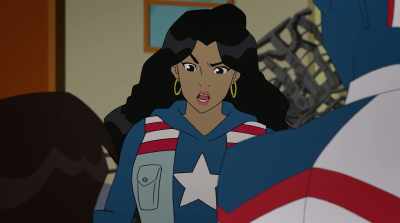 No, because
what's happening here - Marvel Rising: Secret Warriors