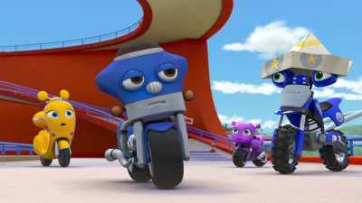 - No bolt tightening, no race. - Ricky Zoom