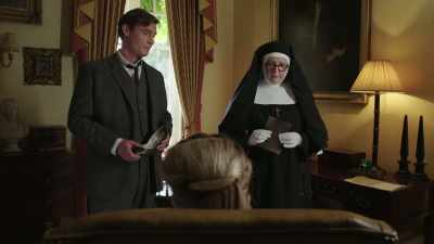  No, but we can read
 an infrared photograph - Sister Boniface Mysteries