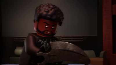 No. But whoever or whatever
took him left behind this. - LEGO Marvel Avengers: Code Red
