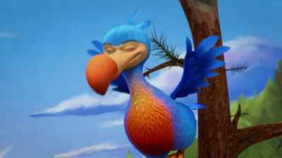 No can do!
I'm up flying like an eagle, and-- - Ridley Jones