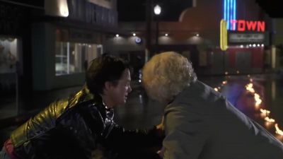 No it can't be I just sent you back to the future - Back to the Future Part II