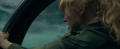 No. Claire, we're gonna sink!
Water's leaking! - Jurassic World: Fallen Kingdom