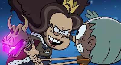 No, this crown will guarantee
no Louds ever bother me again! - The Loud House Movie