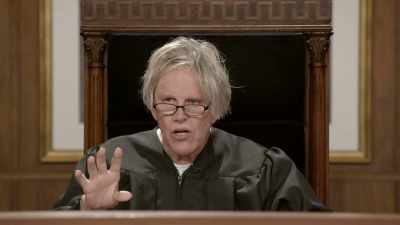 No dogs allowed,
no locusts allowed, - Gary Busey: Pet Judge