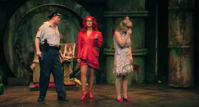 - No don't kick the door!
(audience tittering) - The Toxic Avenger: The Musical