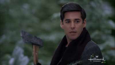 No, Evan, stop-it- - Christmas at Holly Lodge
