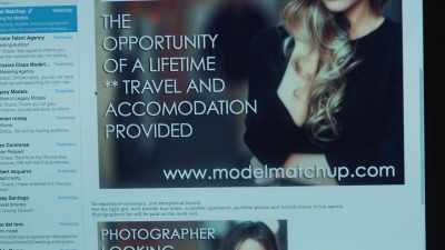 No experience necessary,
just exceptional beauty. - A Model Kidnapping