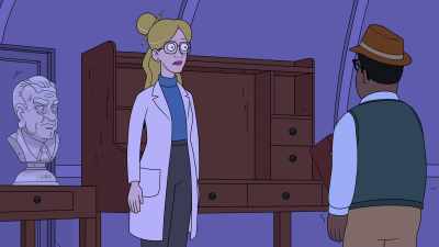 No, Farrah,
I'm here because of this. - Mulligan
