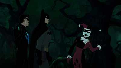 No fooling. One time, she turned
my stick and lollipops stick... - Batman and Harley Quinn