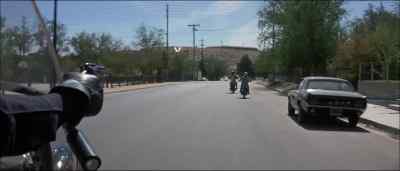 No! Goddamn you, Zipper! - Electra Glide in Blue