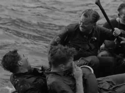 No going to sleep there! - The Cruel Sea