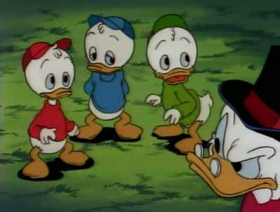No good ever came
from a creepy child singing! - DuckTales