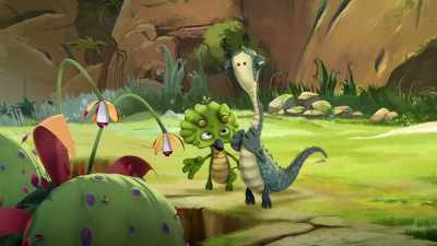 No!
(grunts) - Gigantosaurus