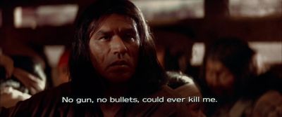 No gun no bullets could ever kill me - Geronimo: An American Legend