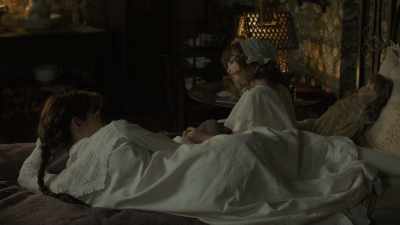 - No, he was a soldier
once, but now he works. - Angelica
