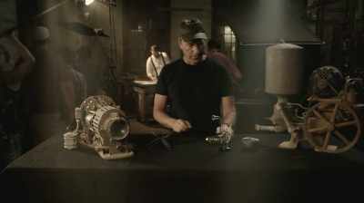 No.
He lets the patent expire - Six Degrees with Mike Rowe