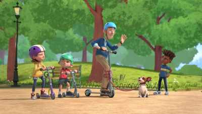 No… Good job we all stayed calm.
Yeah. He's a good boy, really. - The Adventures of Paddington