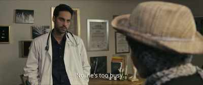 No, he's too busy... - Infection