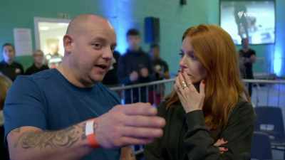 No, because I...even if I'd seen
something in this fight here now - Stacey Dooley Sleeps Over