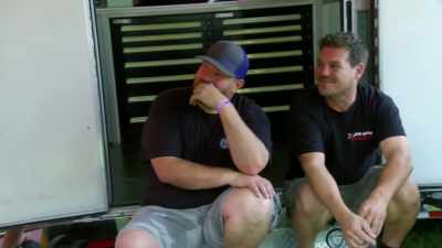 No, I got the wrong guard.
I was like, "What? Aw!" - Street Outlaws No Prep Kings Team Attack