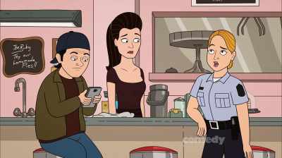 No.
I have an assignment, or a mission, - Corner Gas Animated